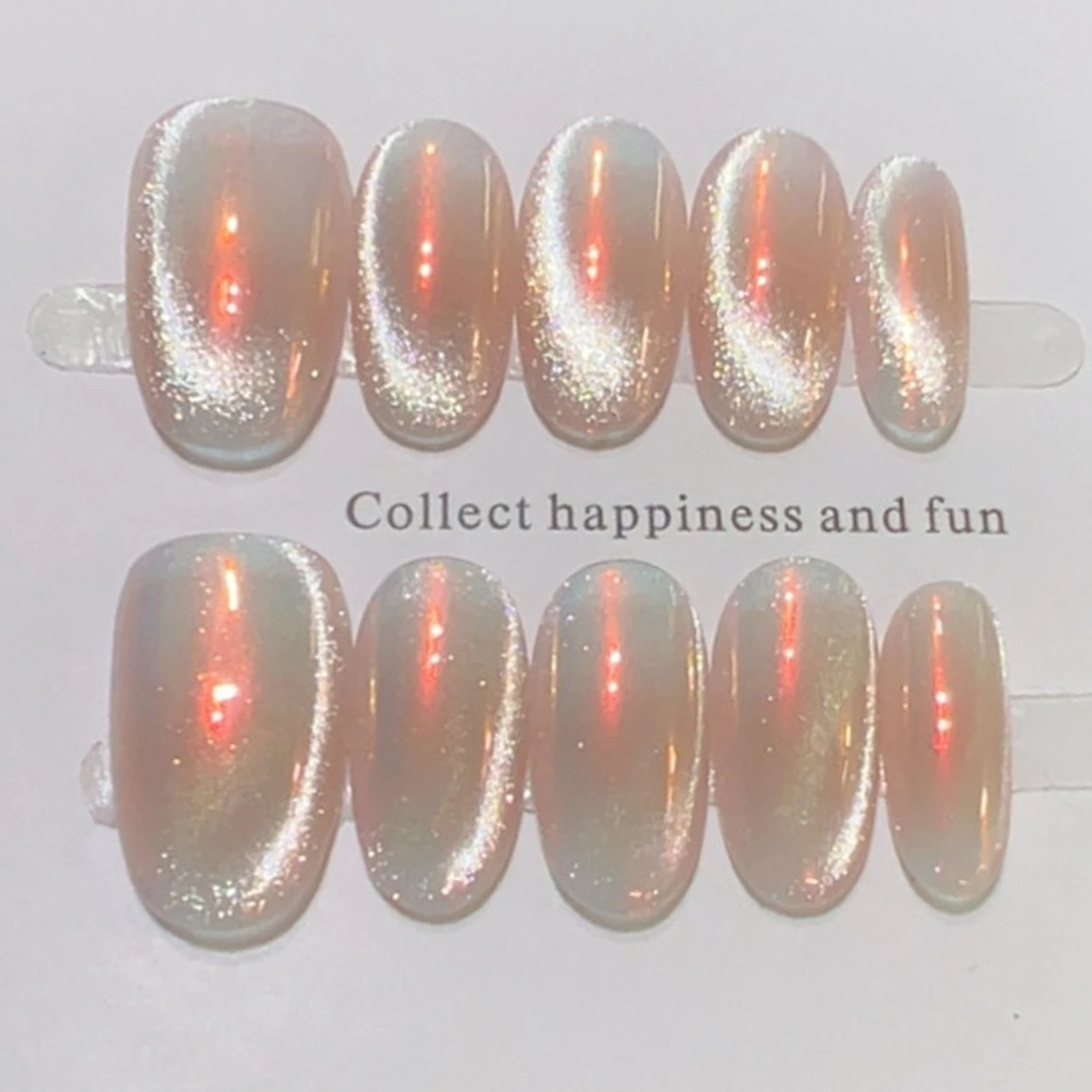 10Pcs Glitter Almond Handmade False Nails French Designs Orange Cat Eye Nails Tips Summer Simple Press on Nails Detachable Daily
10Pcs Glitter Almond Handmade False Nails French Designs Orange Cat Eye Nails Tips Summer Simple Press on Nails Detachable Daily
