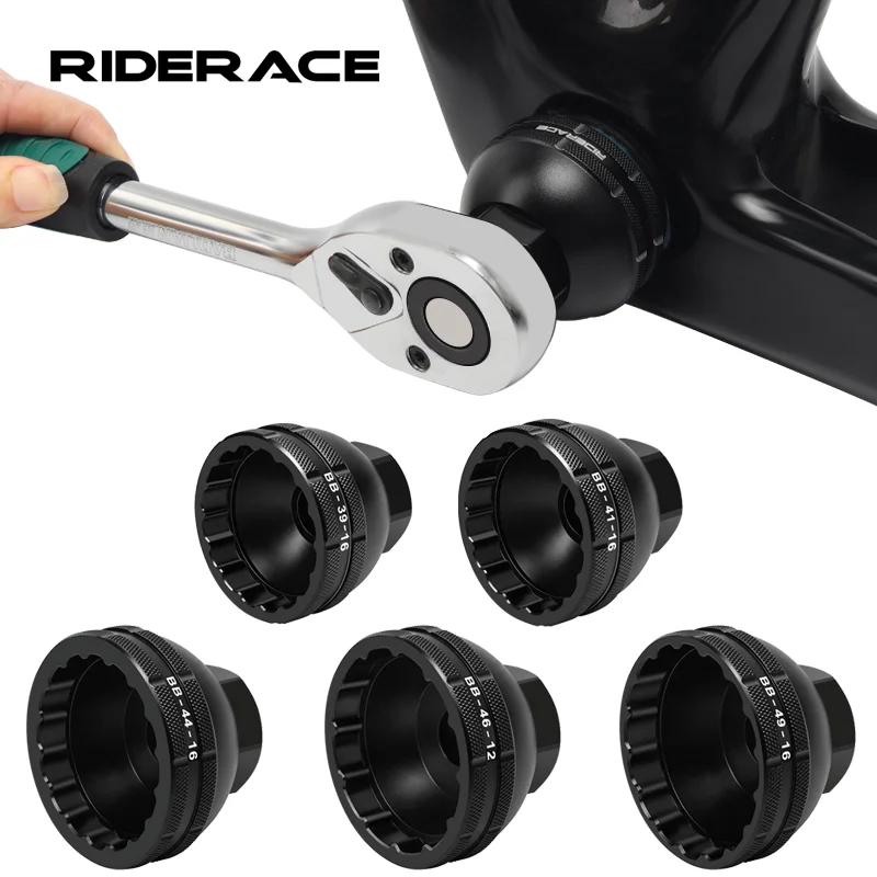 RIDERACE Bicycle Bottom Bracket Removal Tool Road Bike BB Installation Remover Wrench For Shimano BBR9000 SRAM IXF DUB BSA30
RIDERACE Bicycle Bottom Bracket Removal Tool Road Bike BB Installation Remover Wrench For Shimano BBR9000 SRAM IXF DUB BSA30