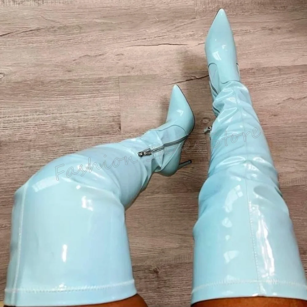Blue Side Zipper Pointed Toe Boots Stilettos High Heels High Heels High Heel Shoes for Women Heels 2025 New Zapatos Para Mujere
Blue Side Zipper Pointed Toe Boots Stilettos High Heels High Heels High Heel Shoes for Women Heels 2025 New Zapatos Para Mujere