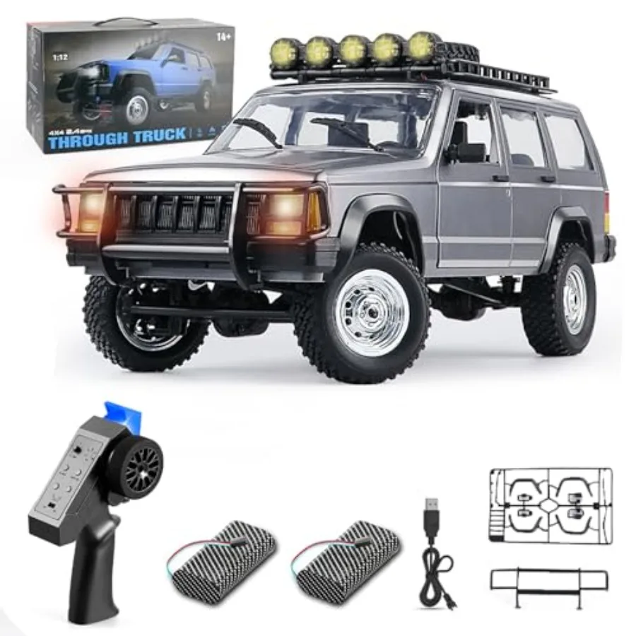 Радиоуправляемый внедорожник RC Rock Crawler 1:12, полноприводный, 2.4 ГГц, для всех типов местности, с LED-подсветкой
Радиоуправляемый внедорожник RC Rock Crawler 1:12, полноприводный, 2.4 ГГц, для всех типов местности, с LED-подсветкой
