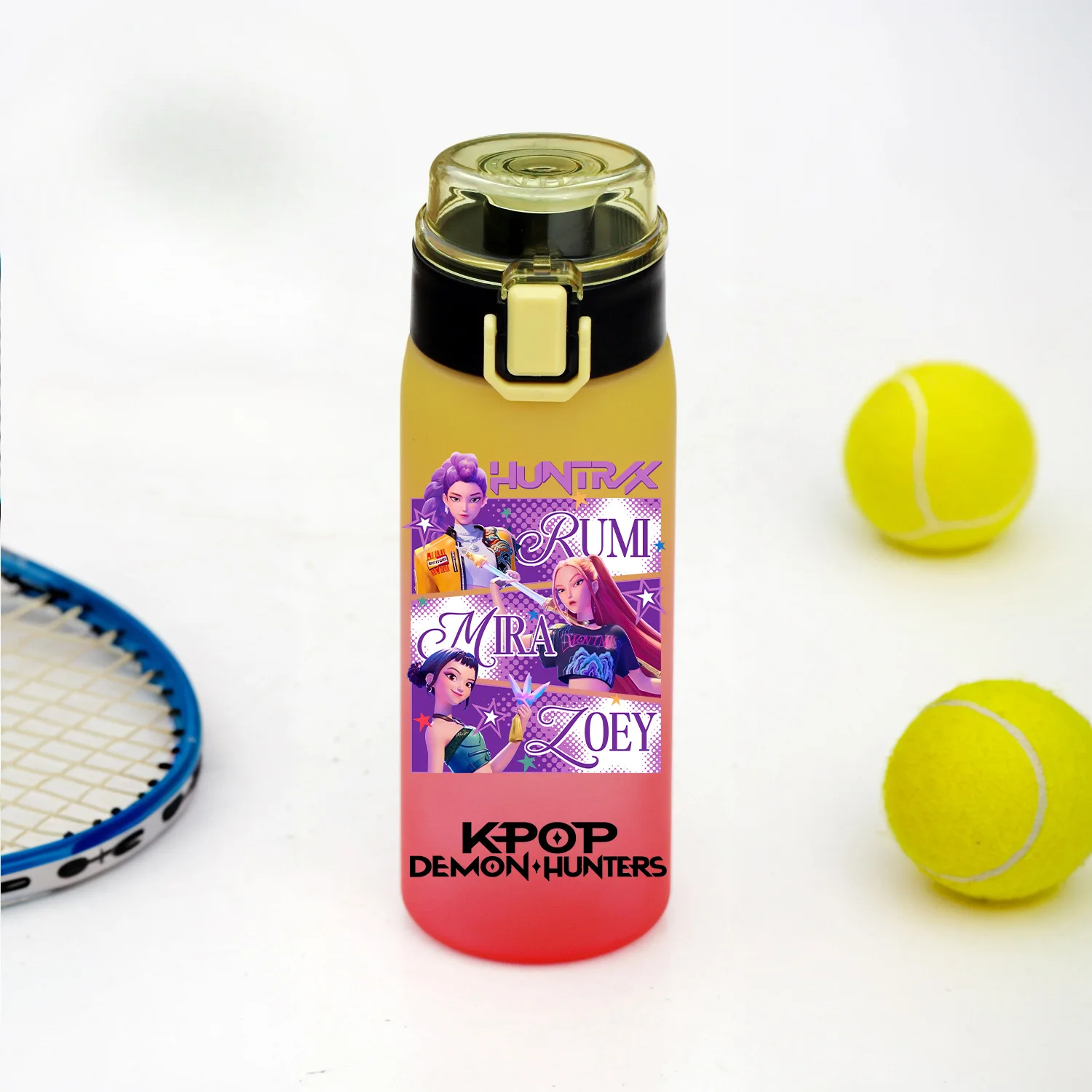 500ML Animated Movie KPop K-Pop: Demon Hunters HUNTR/X Rumi Mira Zoey Jinu Celine Plastic Water Cup Bottle Gourde Children Gifts
500ML Animated Movie KPop K-Pop: Demon Hunters HUNTR/X Rumi Mira Zoey Jinu Celine Plastic Water Cup Bottle Gourde Children Gifts