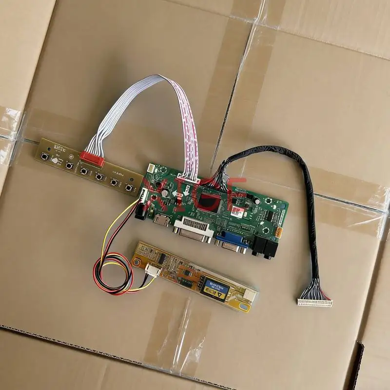 LCD Screen Drive Controller Board Fit LTN141BT06 LTN141WD N141C1 N141C3 30Pin LVDS 1440x900 VGA DVI HDMI 1440*900 1-CCFL Kit DIY
LCD Screen Drive Controller Board Fit LTN141BT06 LTN141WD N141C1 N141C3 30Pin LVDS 1440x900 VGA DVI HDMI 1440*900 1-CCFL Kit DIY