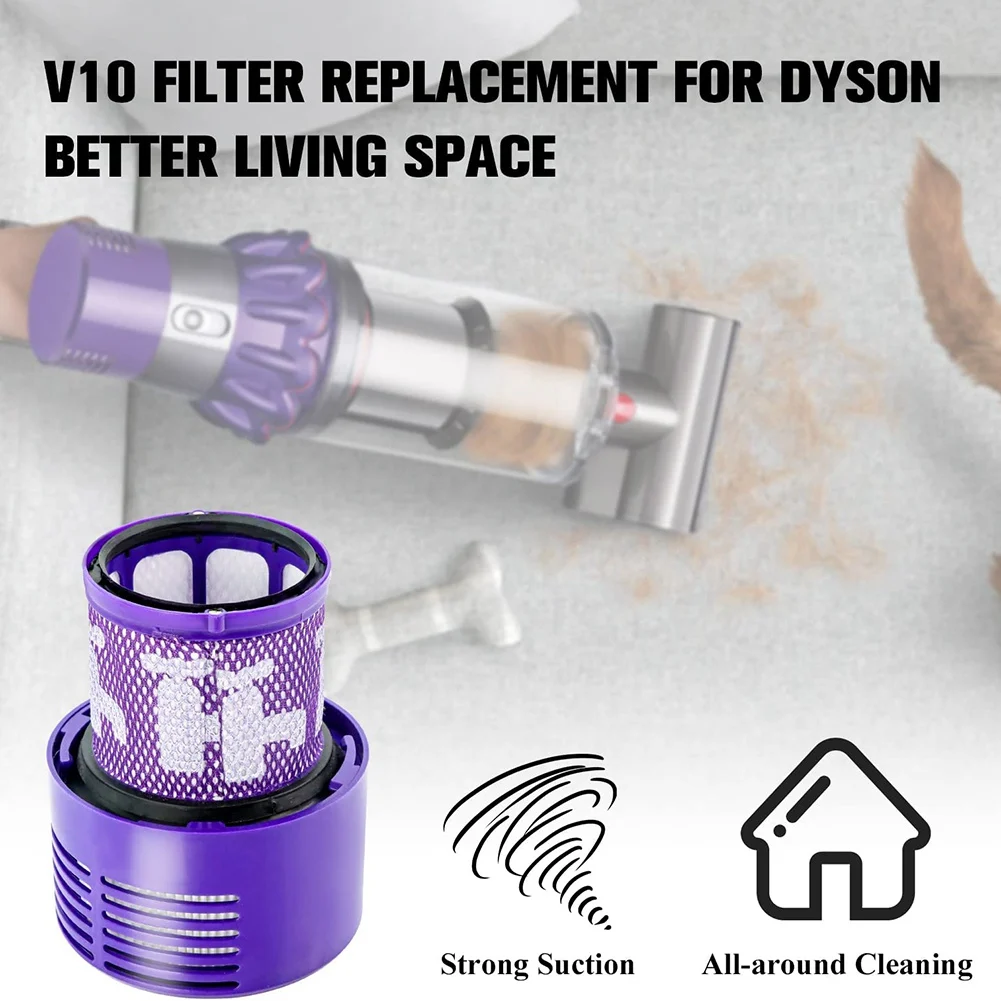 Replacement Parts HEPA Filter for Dyson V10 Vacuum Cleaner Accessories, Compared to Part 969082-01JAS
Replacement Parts HEPA Filter for Dyson V10 Vacuum Cleaner Accessories, Compared to Part 969082-01JAS