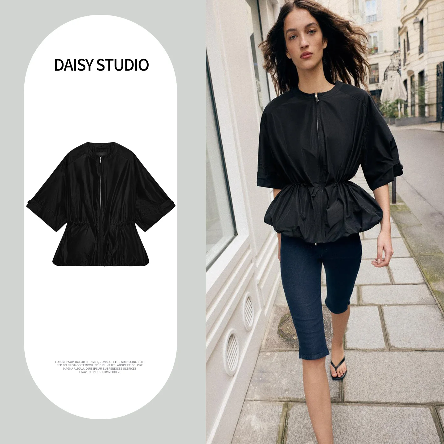 Spring New Arrival Women's Casual Style Zipper round Neck Puffy Hem Short Sleeve Parka Jacket Standard Fit Polyester Fiber
Spring New Arrival Women's Casual Style Zipper round Neck Puffy Hem Short Sleeve Parka Jacket Standard Fit Polyester Fiber