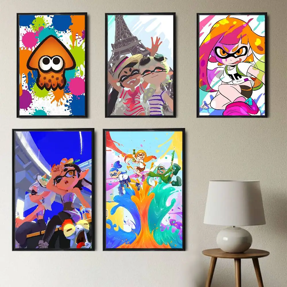 Doodle game Splatoon Raiders Poster Poster Paper Print Home Living Room Bedroom Entrance Bar Cafe Art Painting Decoration
Doodle game Splatoon Raiders Poster Poster Paper Print Home Living Room Bedroom Entrance Bar Cafe Art Painting Decoration