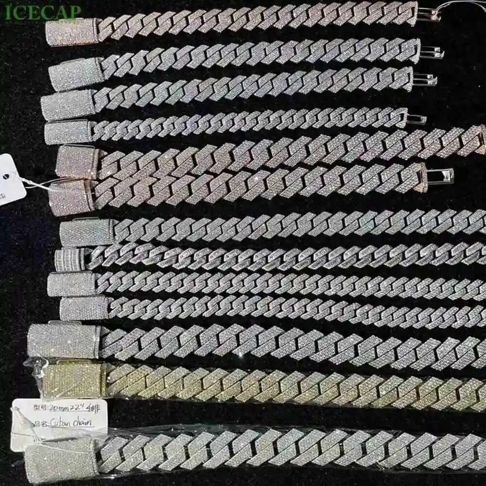 2023 Arrival Fashion Jewelry Popular S925 High Quality Hand Setting Iced Out Vvs Moissanite Hiphop Cuban Chain Mens Necklace
2023 Arrival Fashion Jewelry Popular S925 High Quality Hand Setting Iced Out Vvs Moissanite Hiphop Cuban Chain Mens Necklace