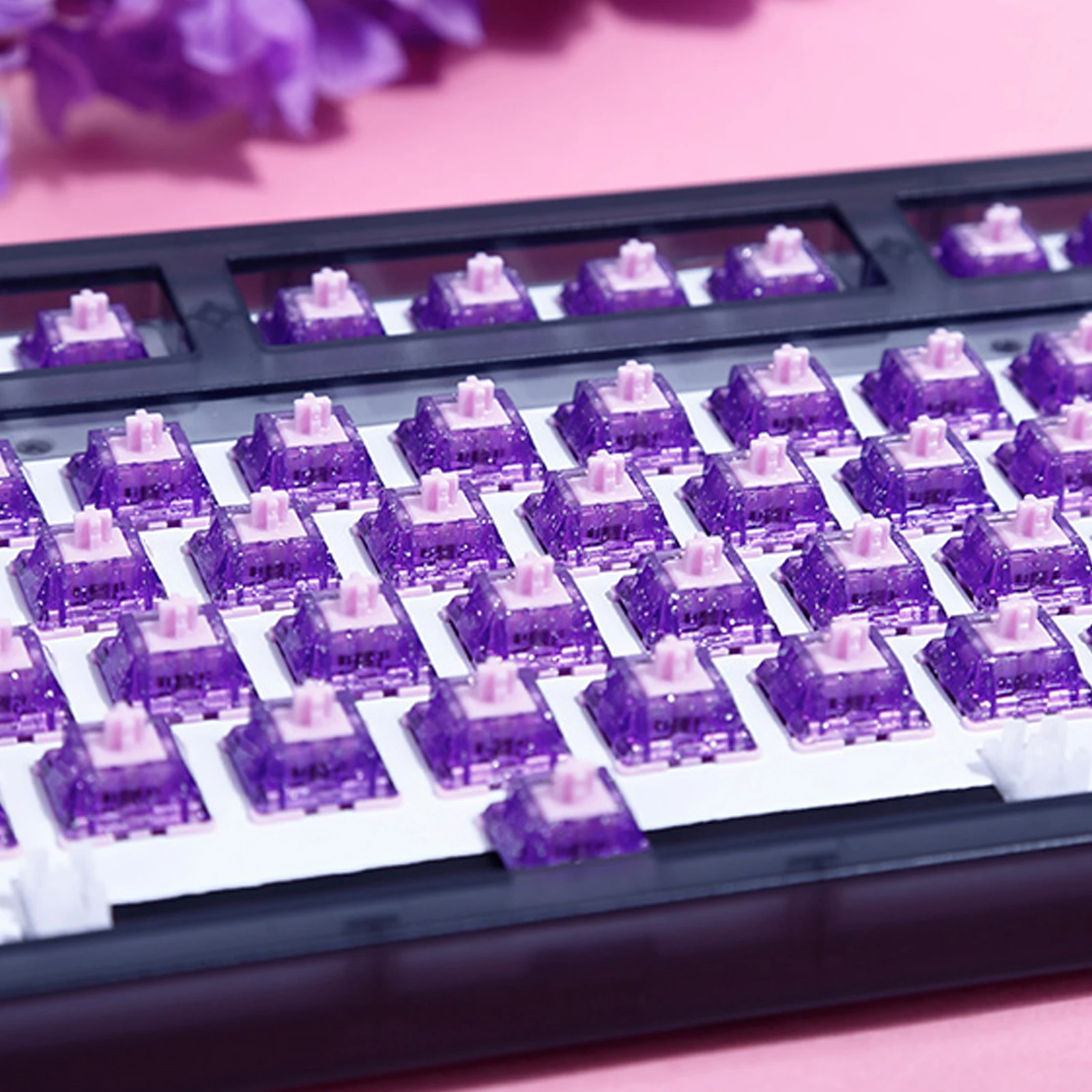 Purple V3 Switches for DIY Mechanical Keyboard Linear Switch 3Pins Custom Cherry Gaming Accessories MX Switch Sparkling Powder
Purple V3 Switches for DIY Mechanical Keyboard Linear Switch 3Pins Custom Cherry Gaming Accessories MX Switch Sparkling Powder