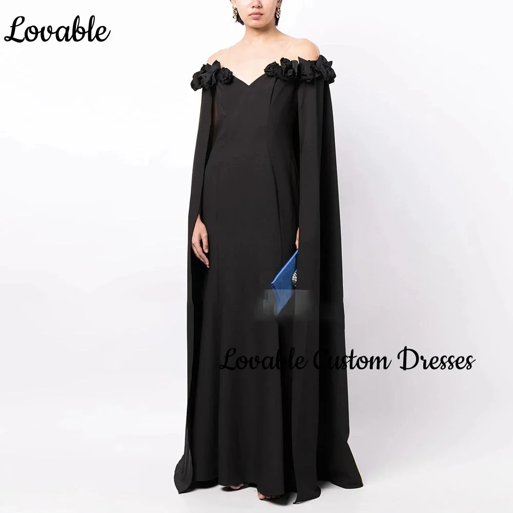 Customized Evening Dresses 2025 Column Off-The-Shoulder Neckline Floor-Length Flowers Prom Dresses Zipper Up Formal Occasion
Customized Evening Dresses 2025 Column Off-The-Shoulder Neckline Floor-Length Flowers Prom Dresses Zipper Up Formal Occasion