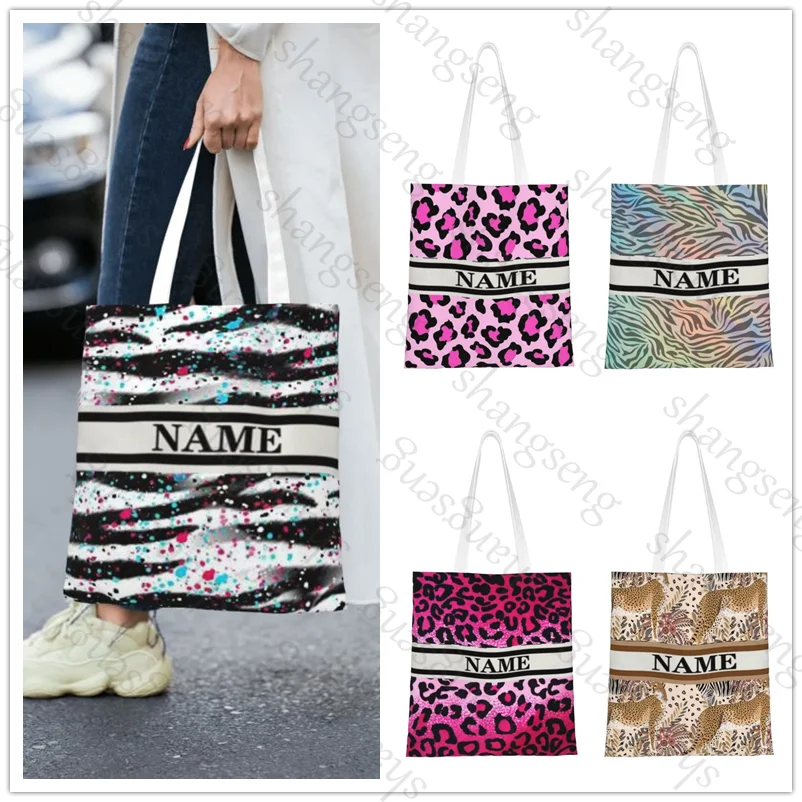 Zebra Leopard Tote Bag, Fashionable Shoulder Bag Daily Lightweight Shopping Bag Canvas Fabric Handbag Folding Bag Custom Letters
Zebra Leopard Tote Bag, Fashionable Shoulder Bag Daily Lightweight Shopping Bag Canvas Fabric Handbag Folding Bag Custom Letters