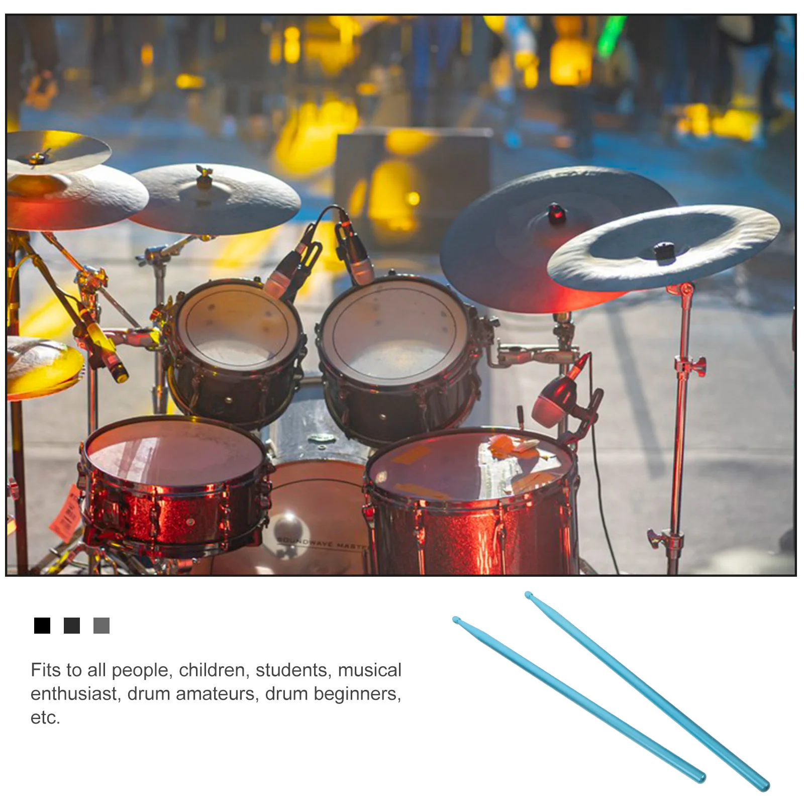 1 Pair Aluminum Alloy Drum Sticks Metal Drumstick For Practice Performance Drumstick For Drum Set Percussion Instrument
1 Pair Aluminum Alloy Drum Sticks Metal Drumstick For Practice Performance Drumstick For Drum Set Percussion Instrument