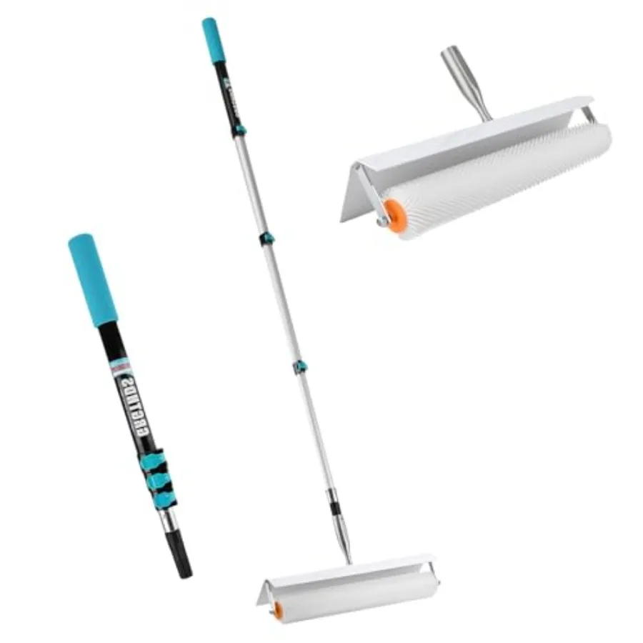 20 Inch Spiked Screeding Compound RollerLatex Floor Self Leveling Screed Spiked Roller with 22.8~62 Inch Telescopic Rod for Rem
20 Inch Spiked Screeding Compound RollerLatex Floor Self Leveling Screed Spiked Roller with 22.8~62 Inch Telescopic Rod for Rem