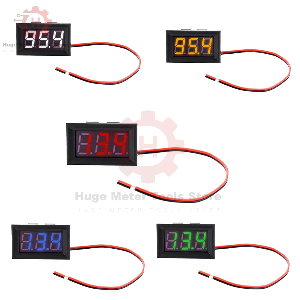 AC 70-500V 0.56" LED Digital Voltmeter Voltage Meter Volt Instrument Tool 2 Wires Red Green Blue Display 110V 220V DIY
AC 70-500V 0.56" LED Digital Voltmeter Voltage Meter Volt Instrument Tool 2 Wires Red Green Blue Display 110V 220V DIY