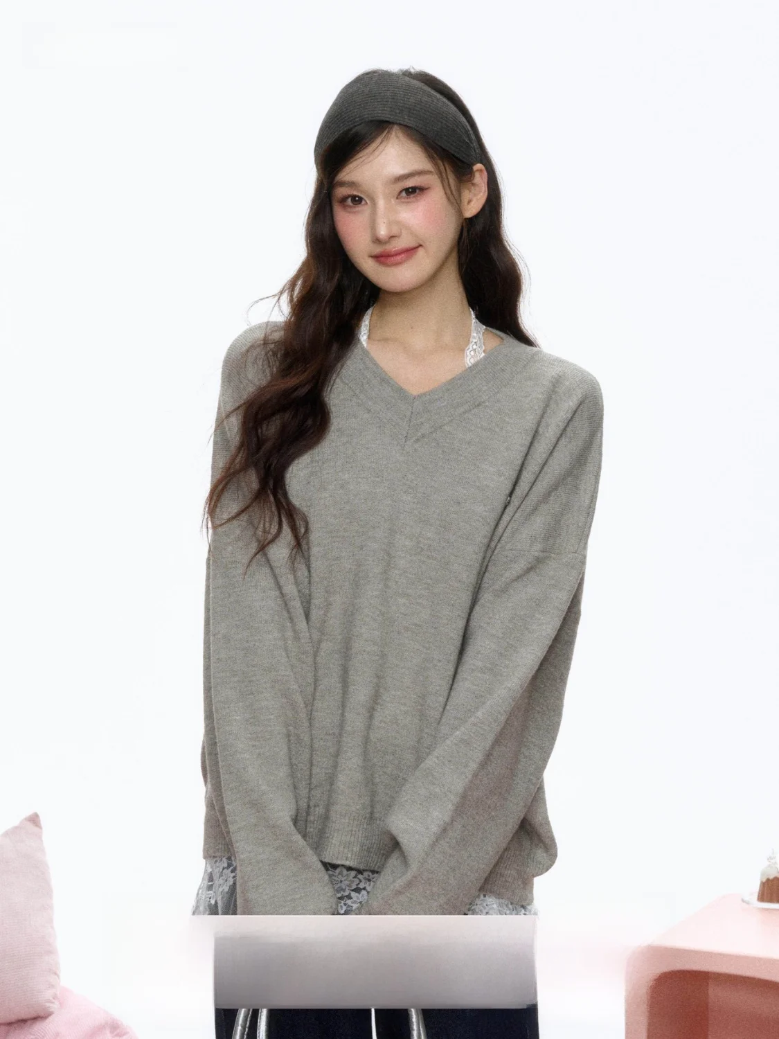 Peasluna Корейский вязаный свитер с V-Ne Кружевной открытый кардиган Внутренняя одежда Многослойный комплект из двух предметов Весенний топ Свободный крой Длинный S...
Peasluna Корейский вязаный свитер с V-Ne Кружевной открытый кардиган Внутренняя одежда Многослойный комплект из двух предметов Весенний топ Свободный крой Длинный S...