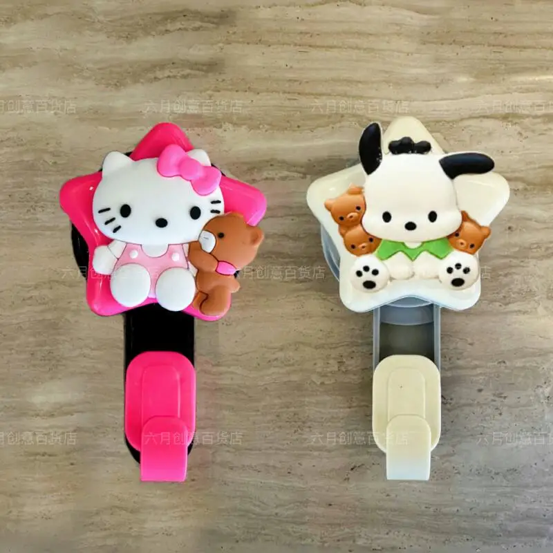 Сильные клейкие крючки Sanrios Hello Kitty без удара, мощные несущие нагрузки, милые мультяшные кухонные липкие крючки без полосок Kuromi
Сильные клейкие крючки Sanrios Hello Kitty без удара, мощные несущие нагрузки, милые мультяшные кухонные липкие крючки без полосок Kuromi