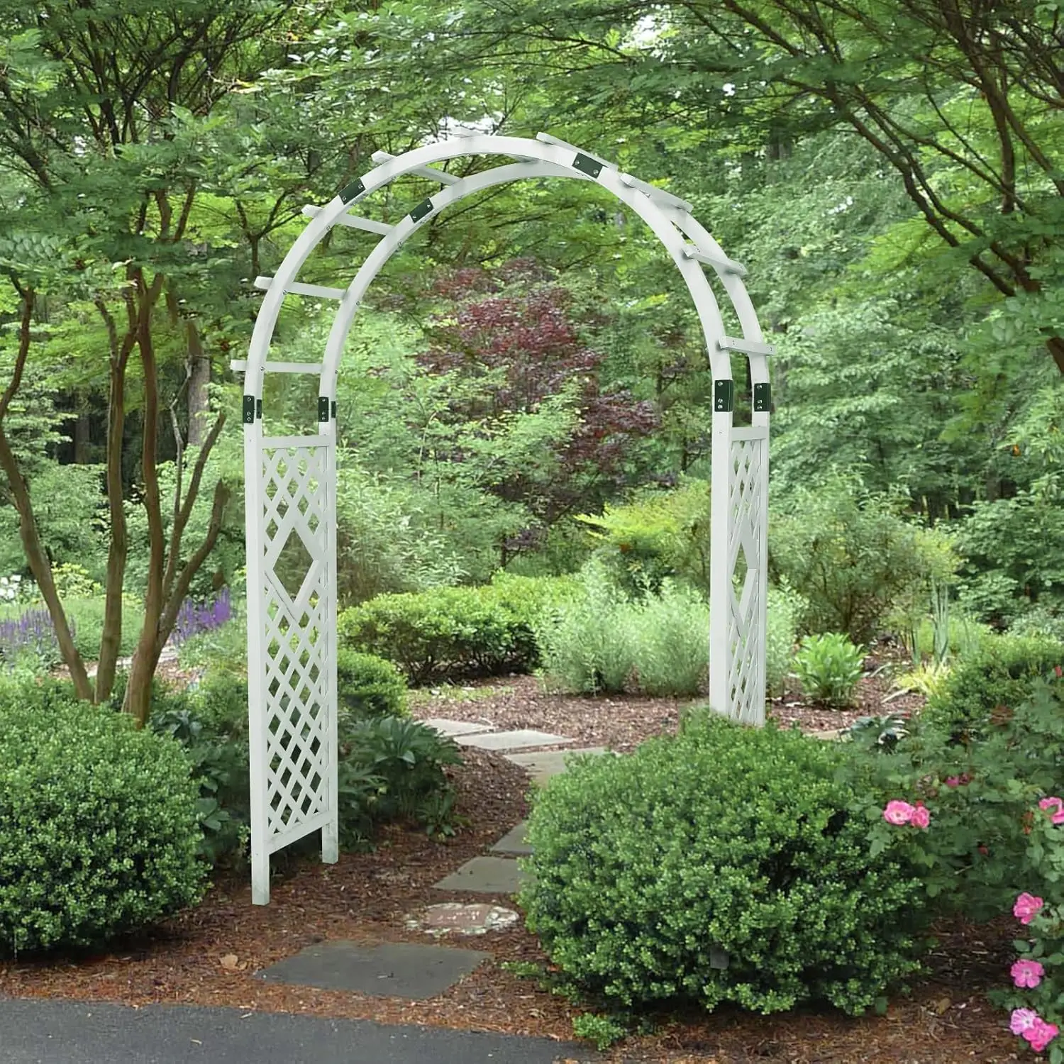 Wooden Arbor Arch Garden Trellis Pergola for Wedding Ceremony Climbing Plant 92 in, Customized
Wooden Arbor Arch Garden Trellis Pergola for Wedding Ceremony Climbing Plant 92 in, Customized
