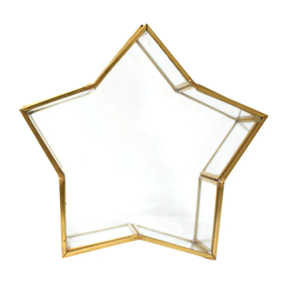 Five Pointed Star Glass Jar Transparent Jewelry Display Case Storage Box for Trinkets Dried Flowers Desktop Organizer Elegant
Five Pointed Star Glass Jar Transparent Jewelry Display Case Storage Box for Trinkets Dried Flowers Desktop Organizer Elegant