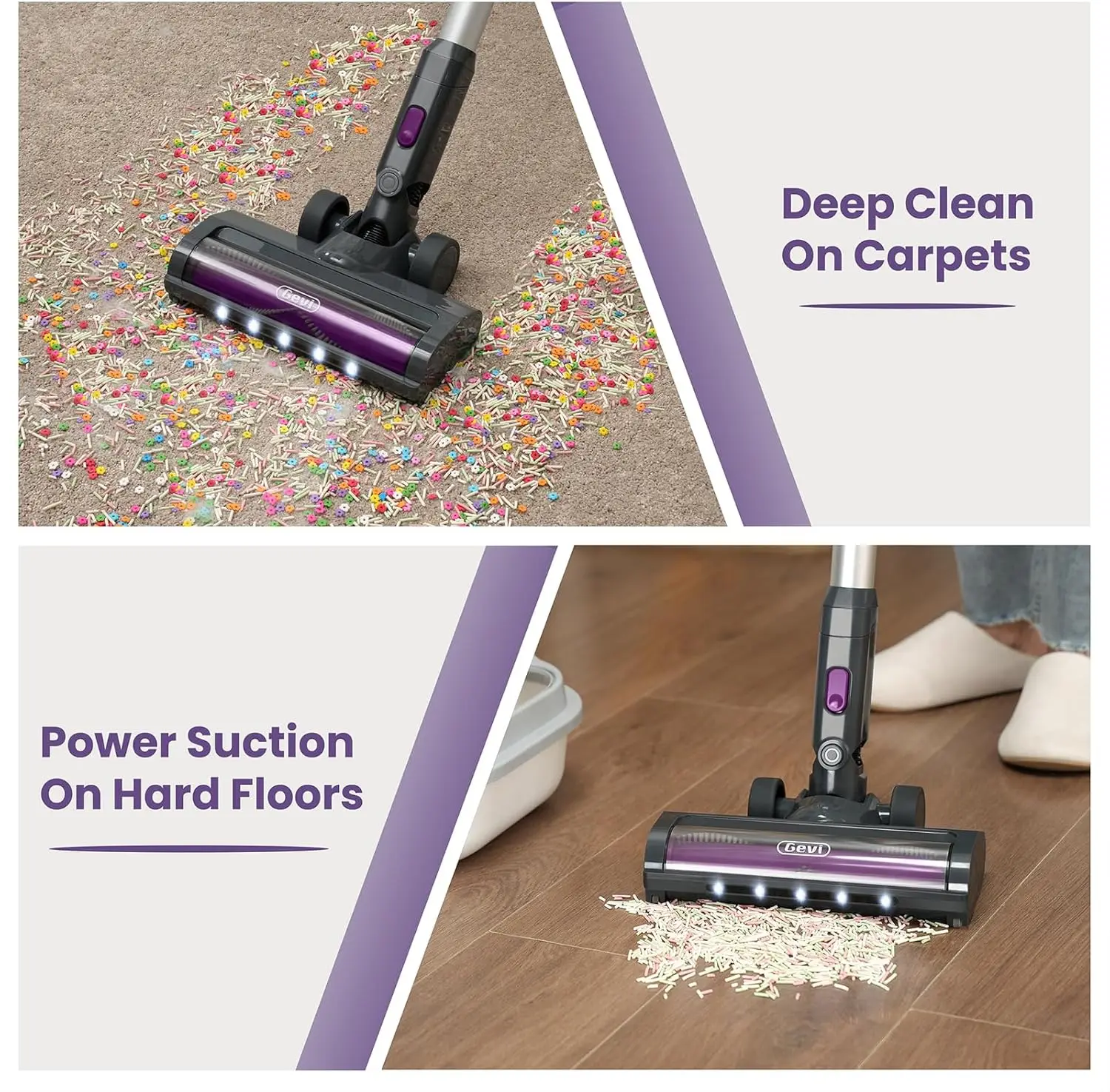 Cordless Vacuum Cleaner for Home, Stick Vacuum with Hy-HEPA, Ultra Long Battery Life, Powerful Sunction, Deap Clean
Cordless Vacuum Cleaner for Home, Stick Vacuum with Hy-HEPA, Ultra Long Battery Life, Powerful Sunction, Deap Clean