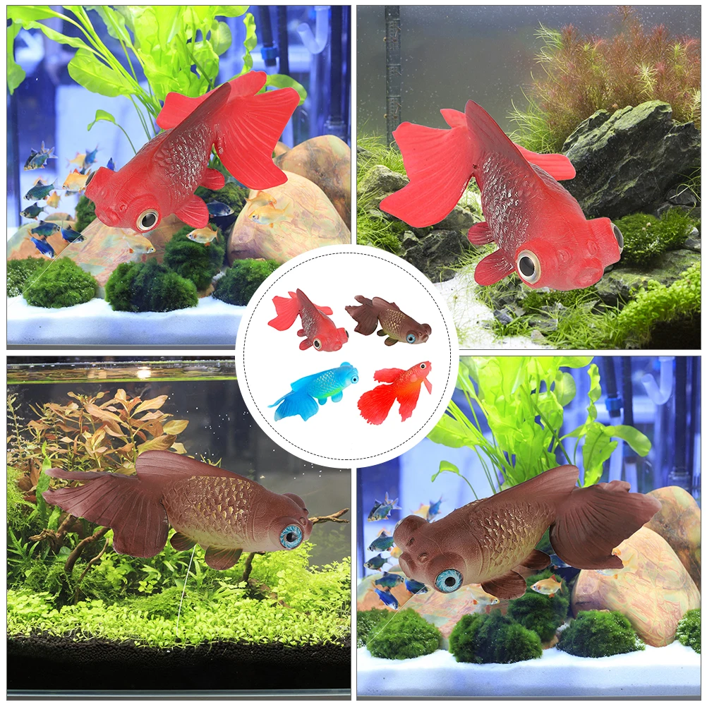 4 Pcs Simulated Goldfish Decorations Aquarium Artificial Fish Luminous Night Glow Floating Tank Accessories Pet Supplies
4 Pcs Simulated Goldfish Decorations Aquarium Artificial Fish Luminous Night Glow Floating Tank Accessories Pet Supplies