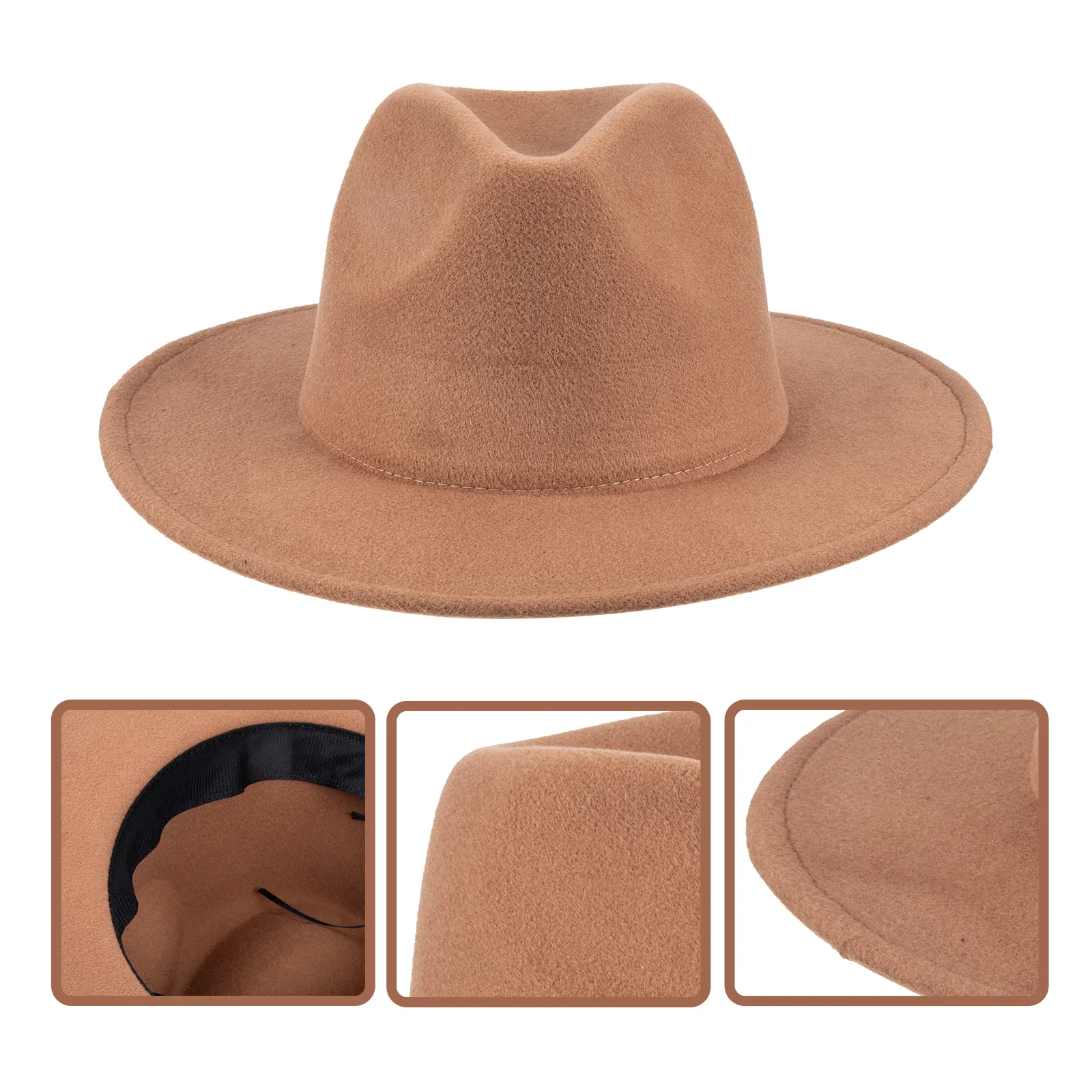 Cowboy Hats Western Style Light Brown Denim Unisex Outdoor Fashion Wide Brim Cowgirl Hat Hair Decor Women Cloth Accessories 
Cowboy Hats Western Style Light Brown Denim Unisex Outdoor Fashion Wide Brim Cowgirl Hat Hair Decor Women Cloth Accessories