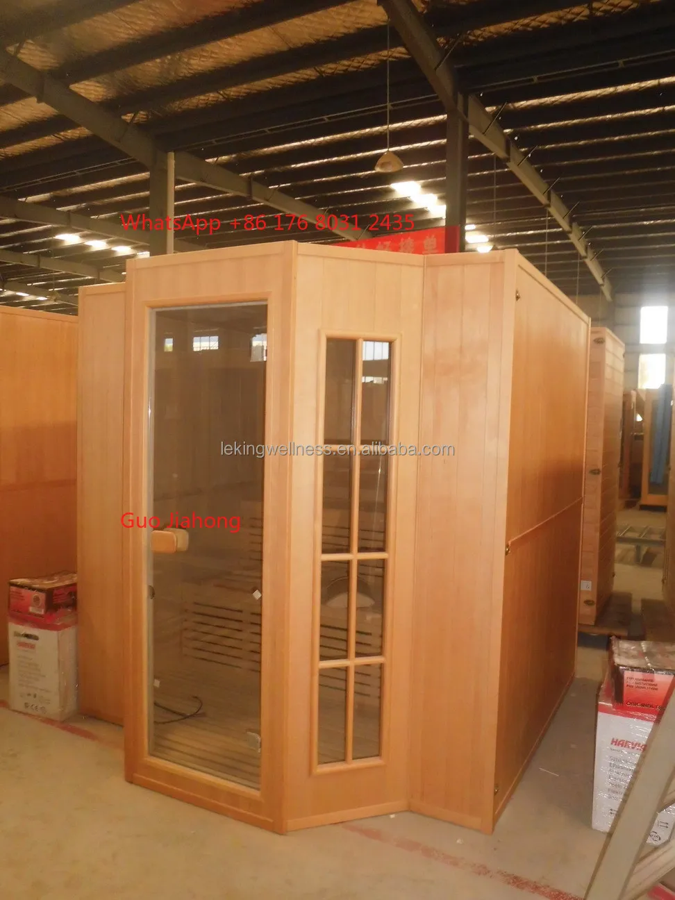 Saunaking Traditional Wet Steam Sauna Hemlock Sauna Room Electric Heater Wooden Sauna Home Use for 4-5 Persons
Saunaking Traditional Wet Steam Sauna Hemlock Sauna Room Electric Heater Wooden Sauna Home Use for 4-5 Persons