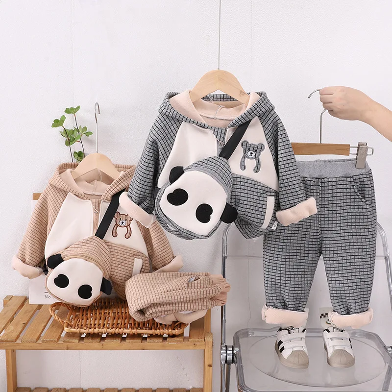 Комплекты плотной одежды для мальчиков, осенне-зимние детские теплые бархатные пальто, толстовки, брюки, милый костюм из 2 предметов для малышей, спортивные костюмы, детская одежда 5
Комплекты плотной одежды для мальчиков, осенне-зимние детские теплые бархатные пальто, толстовки, брюки, милый костюм из 2 предметов для малышей, спортивные костюмы, детская одежда 5