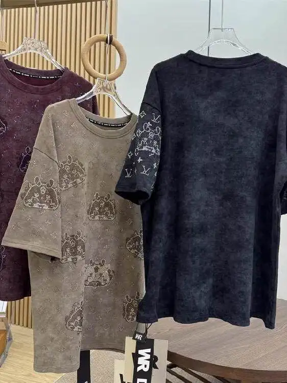 plus Size Women's Thickened Short Sleeve T-Shirt Glitter Design Spring Autumn Middle Length Brushed Polyester Casual Top
plus Size Women's Thickened Short Sleeve T-Shirt Glitter Design Spring Autumn Middle Length Brushed Polyester Casual Top