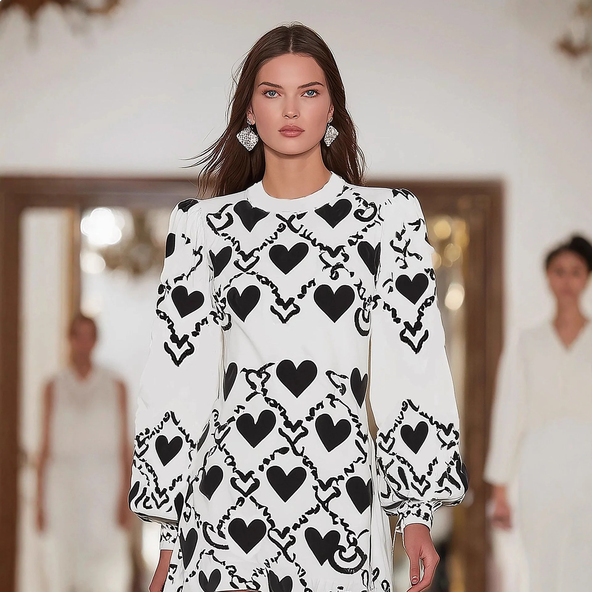 Digital Print Long Sleeve Dress Dresses Spring Summer Overall Jumpsuit Playsuit
Digital Print Long Sleeve Dress Dresses Spring Summer Overall Jumpsuit Playsuit