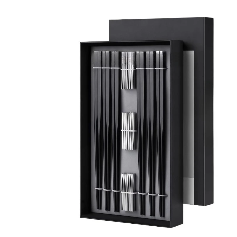 Light luxury high-end ebony pointed heads, wooden chopsticks home gift box, tableware, wedding house gift
Light luxury high-end ebony pointed heads, wooden chopsticks home gift box, tableware, wedding house gift