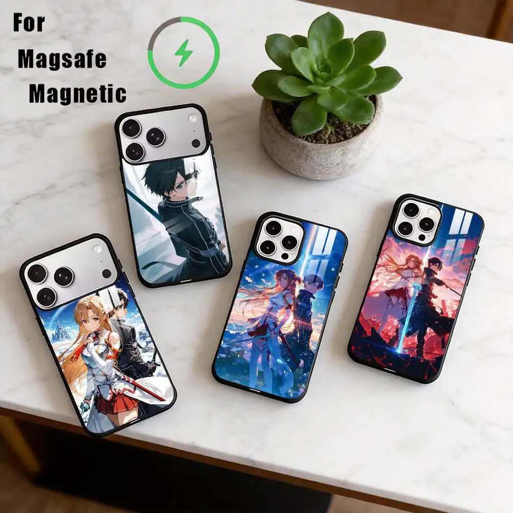 S-Sword Art Online Phone Case Magnetic with Magsafe Wireless Charging For iPhone17,16,15,14,13,12,11 Plus,Pro
S-Sword Art Online Phone Case Magnetic with Magsafe Wireless Charging For iPhone17,16,15,14,13,12,11 Plus,Pro