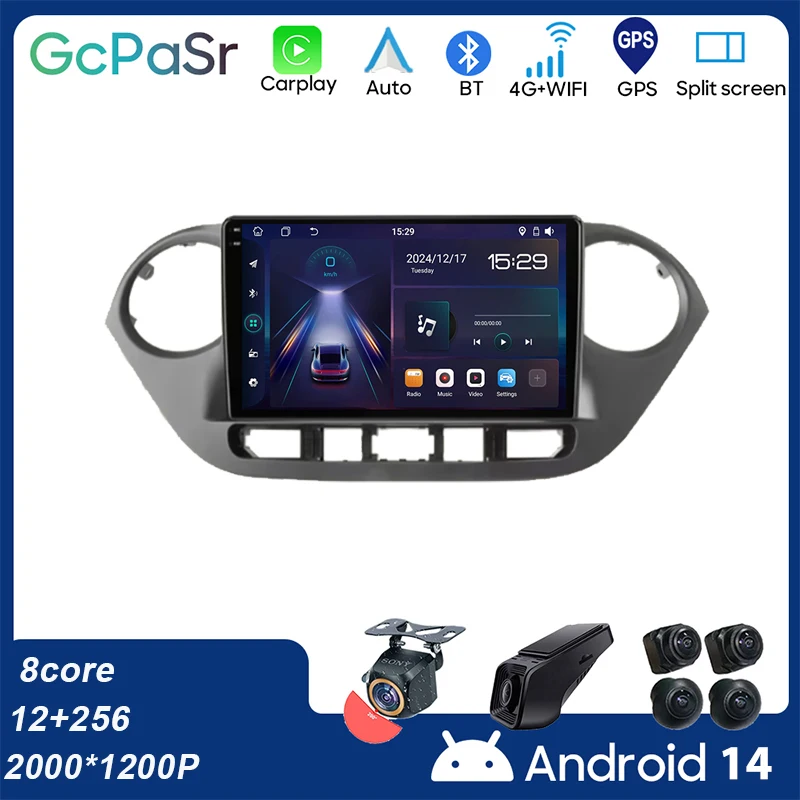 Carplay 5G WIFI For Hyundai Grand i10 i 10 2013-2018 Car Android Auto Radio Navigation Multimedia Stereo Player QLED BT DVD
Carplay 5G WIFI For Hyundai Grand i10 i 10 2013-2018 Car Android Auto Radio Navigation Multimedia Stereo Player QLED BT DVD