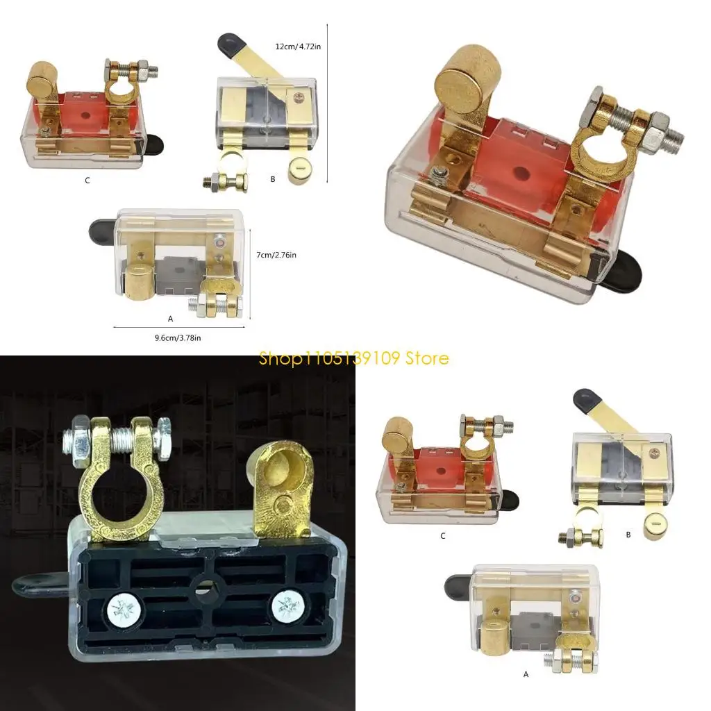 Crystal Case Battery Disconnect Switch 12V 24V 250A For Marine & Automotive Use,with Top Post Negative Terminals Isolator for Ma
Crystal Case Battery Disconnect Switch 12V 24V 250A For Marine & Automotive Use,with Top Post Negative Terminals Isolator for Ma
