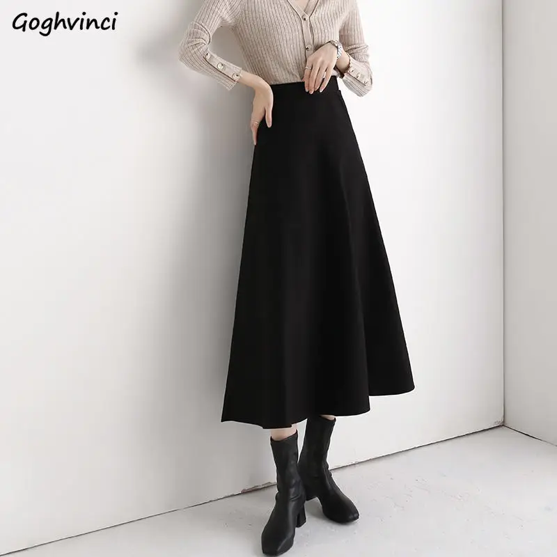 Skirts Women All-match Office Elegant Lady Gentle Simple Solid Elastic Waist Female New Ulzzang Chic Popular Daily Ins Hot Sale
Skirts Women All-match Office Elegant Lady Gentle Simple Solid Elastic Waist Female New Ulzzang Chic Popular Daily Ins Hot Sale