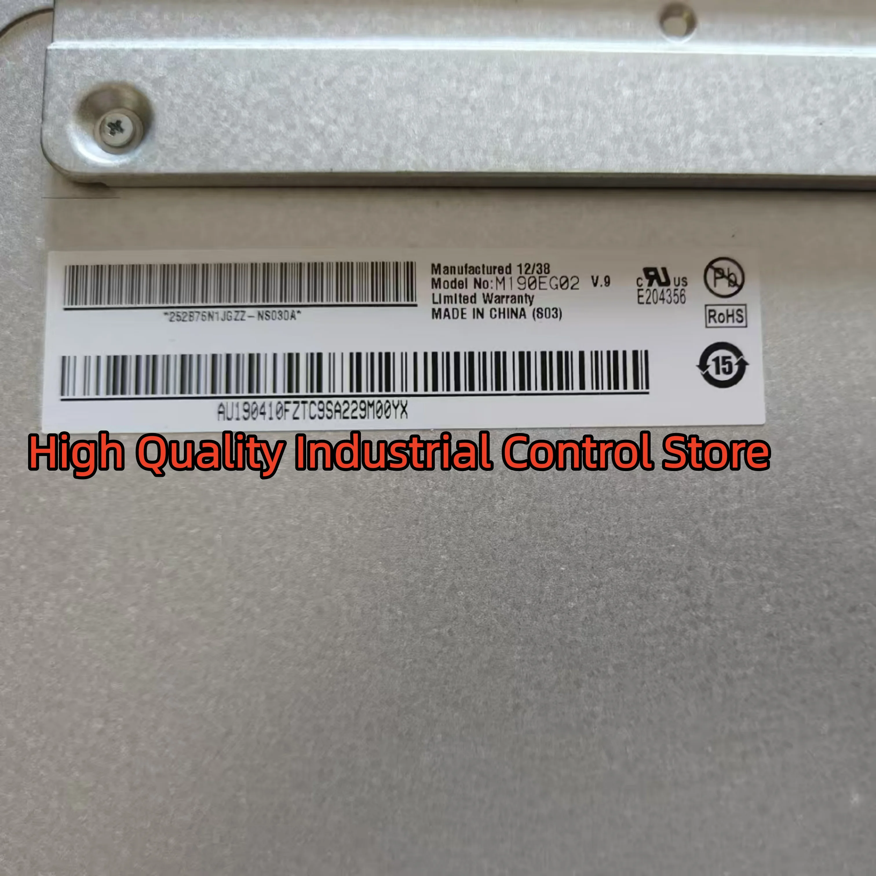 M190EG02 V.9 M190ETN01.0 Liquid crystal display (LCD) screen brand new
M190EG02 V.9 M190ETN01.0 Liquid crystal display (LCD) screen brand new