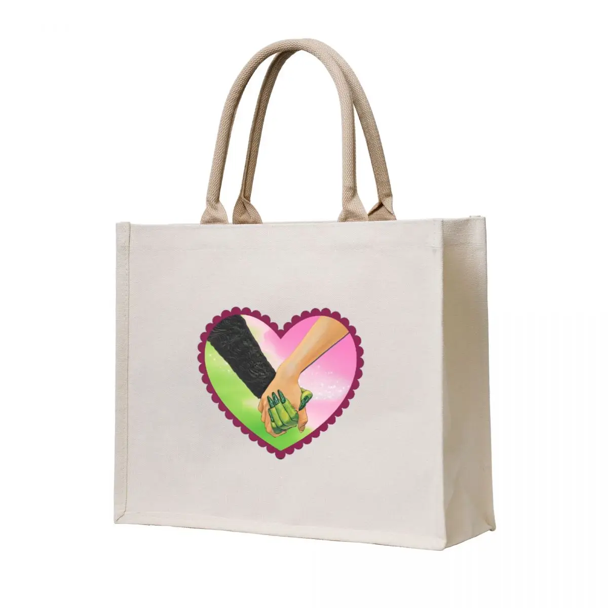 Wicked Movie Glinda and Elphaba Hands Tote Bag sacs de shopping shopping bag Shopper Canvas shoulder bag
Wicked Movie Glinda and Elphaba Hands Tote Bag sacs de shopping shopping bag Shopper Canvas shoulder bag