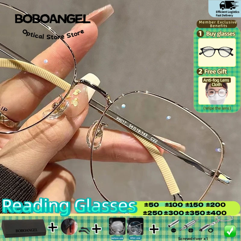 BOBOANGEL Trendy Prescription Myopia Glasses Lady Reading Polygonal Customization Glasses Progressive Multifocal Optical Glasses
BOBOANGEL Trendy Prescription Myopia Glasses Lady Reading Polygonal Customization Glasses Progressive Multifocal Optical Glasses