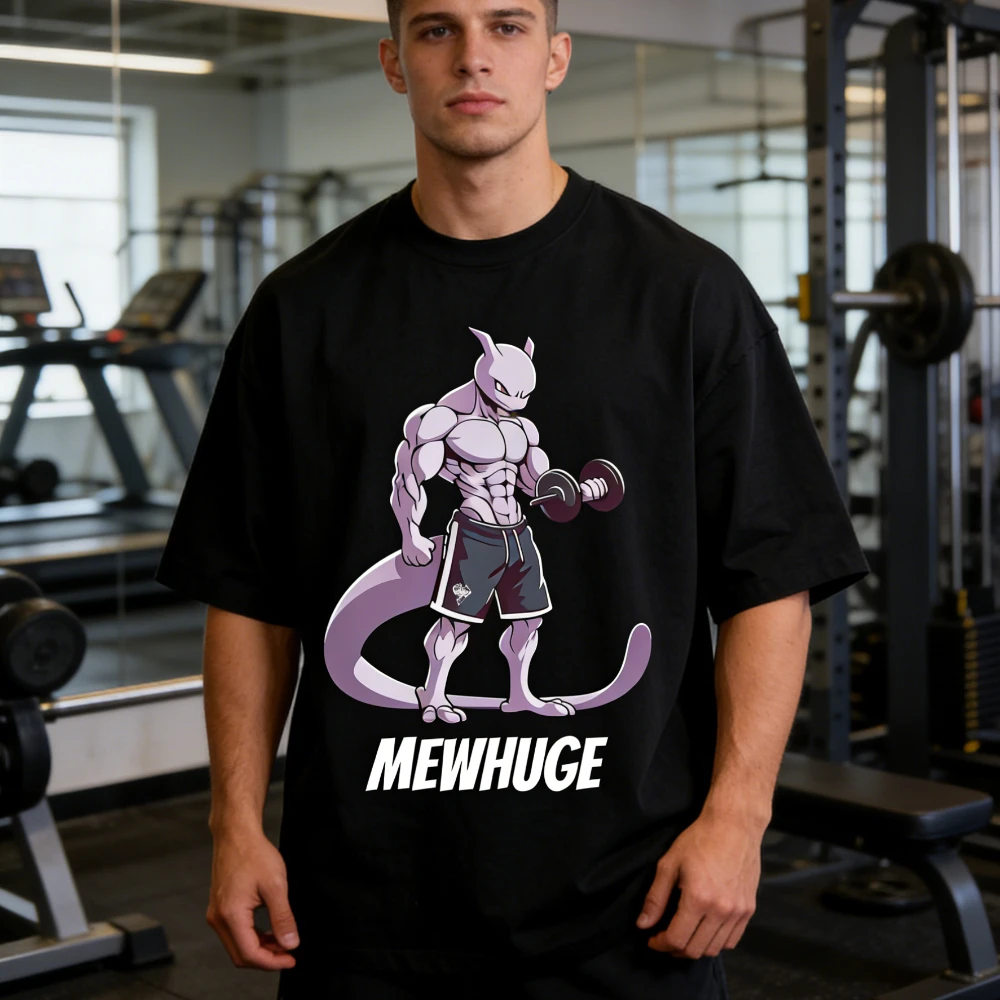 2026 Hot Sale Men's T-shirt Funny Mewhuge Muscle Gym Print Short Sleeve Tee Casual Cotton Top Anime Streetwear Unisex Summer Tee
2026 Hot Sale Men's T-shirt Funny Mewhuge Muscle Gym Print Short Sleeve Tee Casual Cotton Top Anime Streetwear Unisex Summer Tee