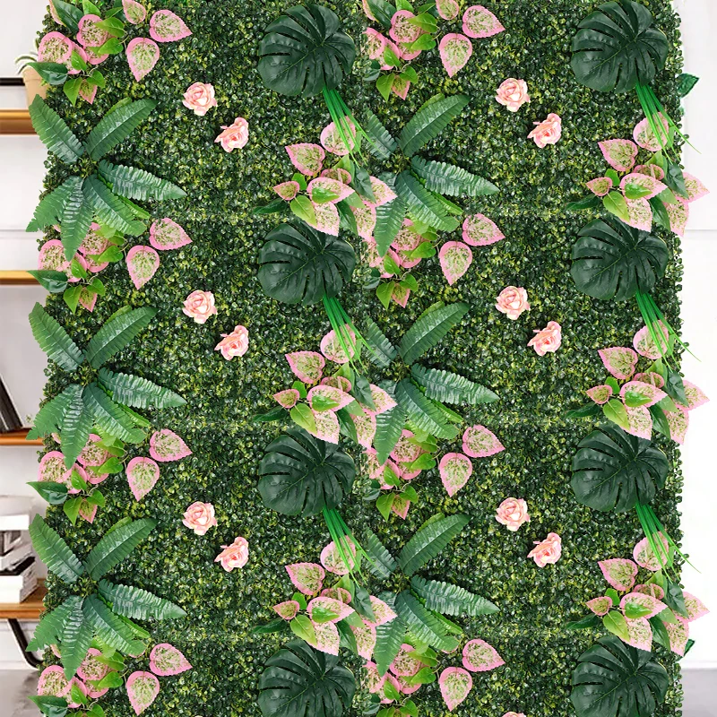 Artificial Green Wall Landscape Home Garden Jungle Decor Fake Plants Plastic Lawn Decoration Wall Panels Garden Fence
Artificial Green Wall Landscape Home Garden Jungle Decor Fake Plants Plastic Lawn Decoration Wall Panels Garden Fence 