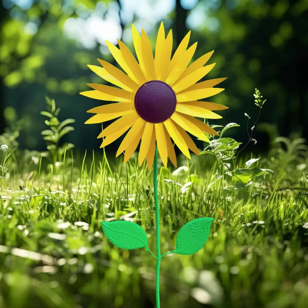 Garden Wind Spinners Decorative Metal Sunflower Stake Easy Installation 3D Standing Flower Ornament Garden Decoration For Yard
Garden Wind Spinners Decorative Metal Sunflower Stake Easy Installation 3D Standing Flower Ornament Garden Decoration For Yard