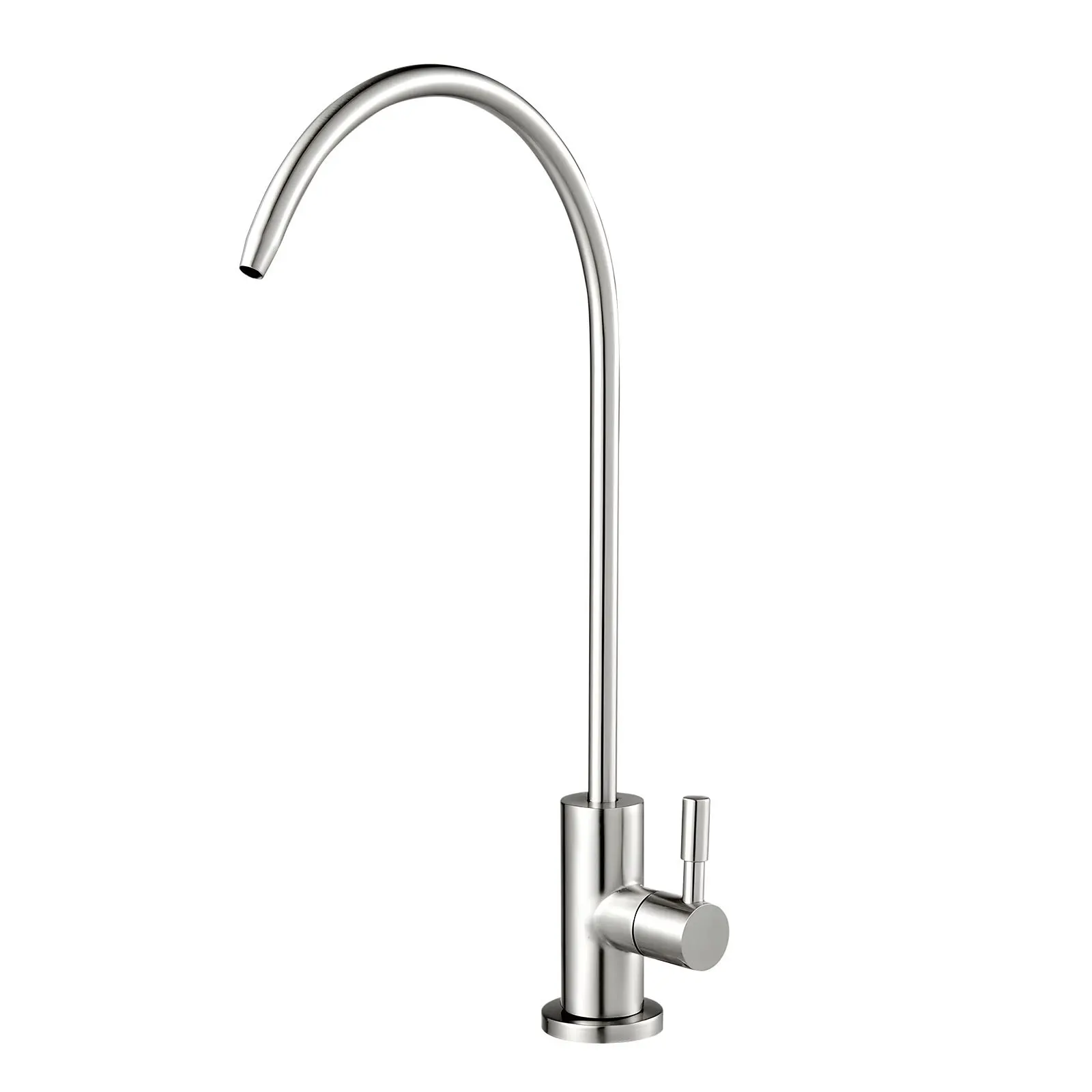 Stainless Steel Faucet, Lead-Free Drinking Water Faucets, Reverse Osmosis Faucet With Solid Brass Valve, High Arch Filtered
Stainless Steel Faucet, Lead-Free Drinking Water Faucets, Reverse Osmosis Faucet With Solid Brass Valve, High Arch Filtered