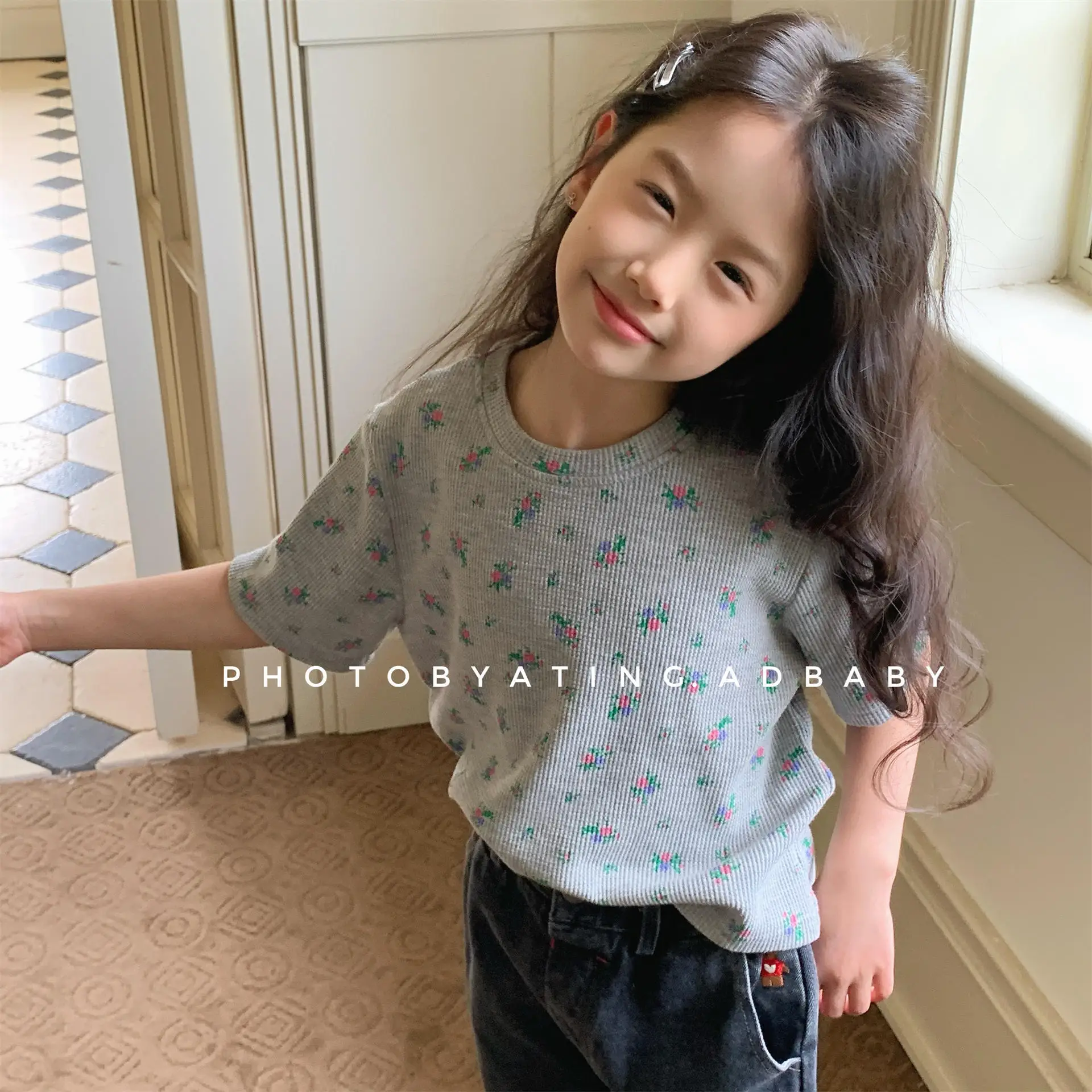 2025 Summer New Girls Floral T Shirts Children Short Sleeve Tops Cotton Breathable Baby Girl Casual Tops Fashion Kids T Shirt
2025 Summer New Girls Floral T Shirts Children Short Sleeve Tops Cotton Breathable Baby Girl Casual Tops Fashion Kids T Shirt
