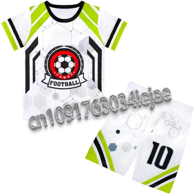 Latest Hot-selling Short-sleeved Football Suit Breathable 3D Printed Men's Sports and Leisure Suit Running Suit Beach Top Shorts
Latest Hot-selling Short-sleeved Football Suit Breathable 3D Printed Men's Sports and Leisure Suit Running Suit Beach Top Shorts