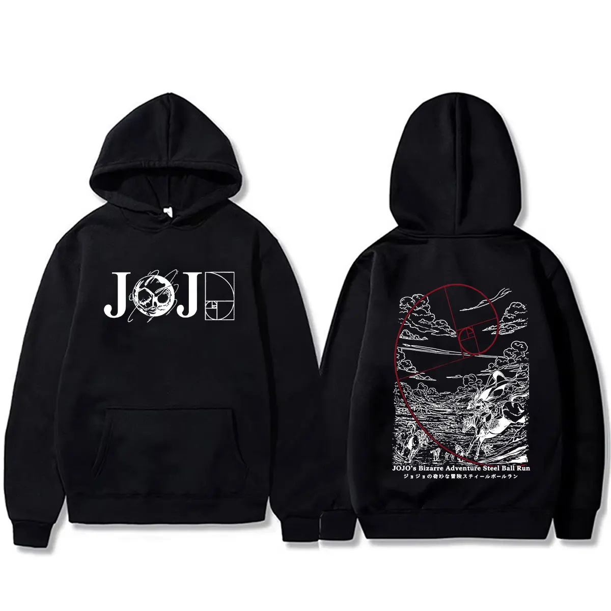 Anime Jojo Bizarre Adventure Steel Ball Run Hoodie Men Women Manga Vintage Oversized Streetwear Male Fashion Casual Sweatshirt
Anime Jojo Bizarre Adventure Steel Ball Run Hoodie Men Women Manga Vintage Oversized Streetwear Male Fashion Casual Sweatshirt