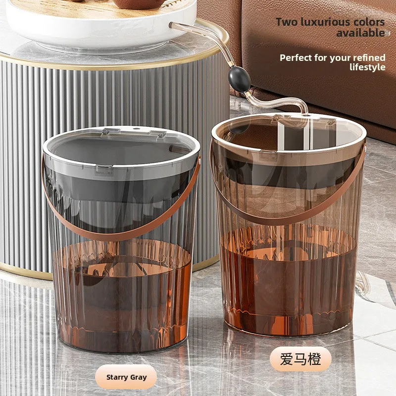 Transparent Tea Wastewater Bucket Portable Office Handheld Trash Filter Plastic Storage Bucket Tea Residue Bucket Holder
Transparent Tea Wastewater Bucket Portable Office Handheld Trash Filter Plastic Storage Bucket Tea Residue Bucket Holder