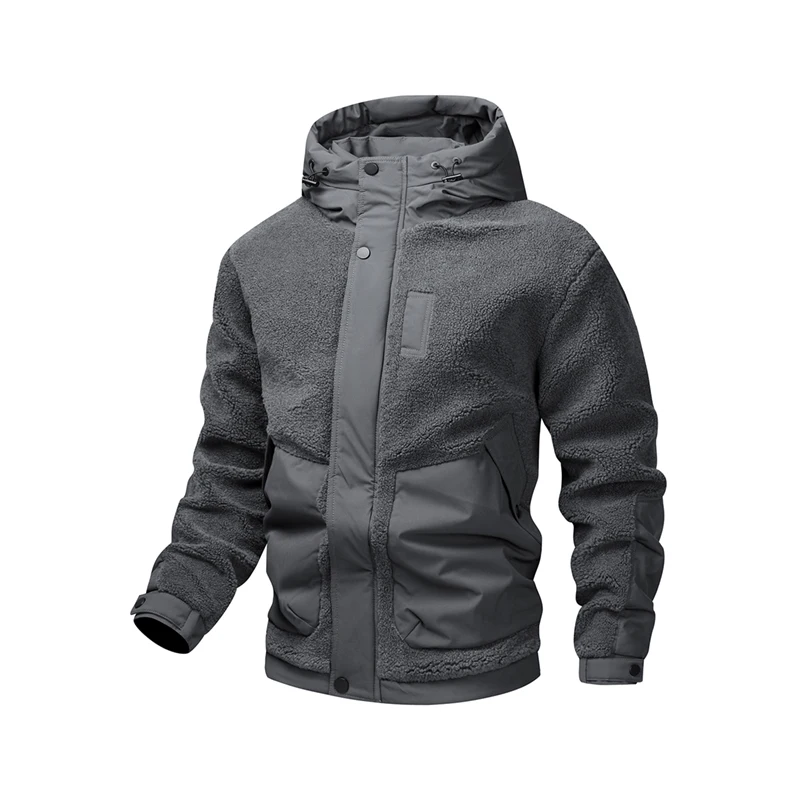 Men's Hiking Jacket Winter Fleece Outdoor Windproof Camping Hooded Coats Warm Thickened zippered Trekking Fishing Casual Jacket
Men's Hiking Jacket Winter Fleece Outdoor Windproof Camping Hooded Coats Warm Thickened zippered Trekking Fishing Casual Jacket