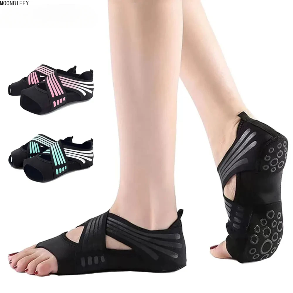 1 Pair Yoga Socks for Women with Grips, Non-Slip Toeless Socks for Pilates, Barre, Ballet, Fitness, Bikram Workout Socks Shoes
1 Pair Yoga Socks for Women with Grips, Non-Slip Toeless Socks for Pilates, Barre, Ballet, Fitness, Bikram Workout Socks Shoes