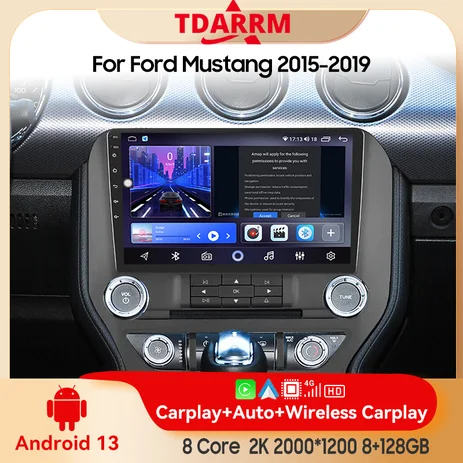 2 din for ford mustang 2015-2019 Android 13.0 6+128G Multimedia Player Car Radio Wireless Carplay Android Auto Original Car Menu
2 din for ford mustang 2015-2019 Android 13.0 6+128G Multimedia Player Car Radio Wireless Carplay Android Auto Original Car Menu
