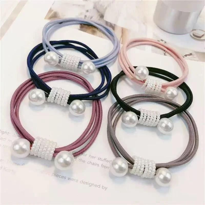 Trendy Korean Minimalist Pearl Hair Ties for Women Vintage Style Gentle on Hair Elastic Bands Everyday Versatile Hair Accessorie
Trendy Korean Minimalist Pearl Hair Ties for Women Vintage Style Gentle on Hair Elastic Bands Everyday Versatile Hair Accessorie