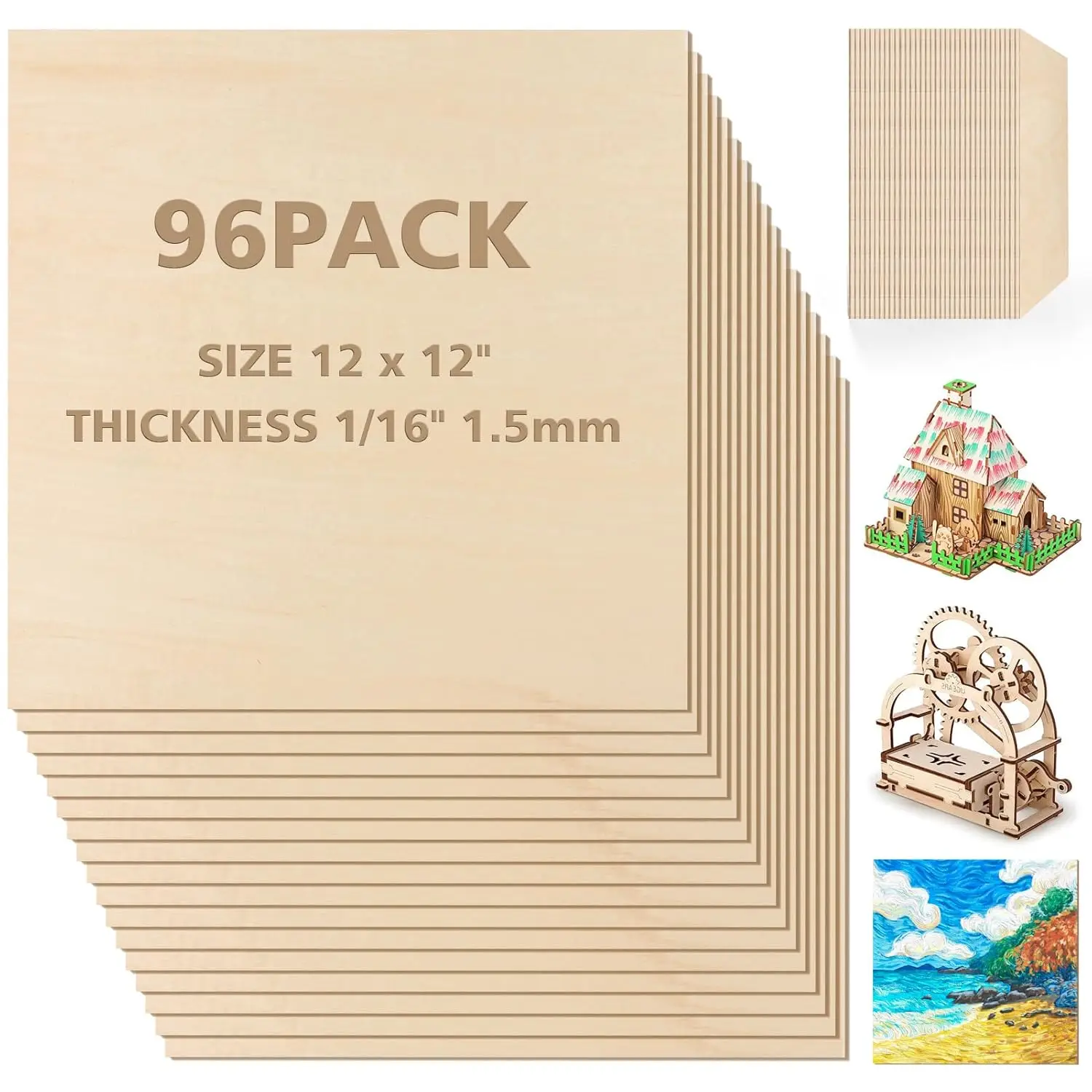 Листы из липы 1,5 мм, 30х30 см, 96 шт., неокрашенная фанера для поделок, лазерной резки, росписи
Листы из липы 1,5 мм, 30х30 см, 96 шт., неокрашенная фанера для поделок, лазерной резки, росписи