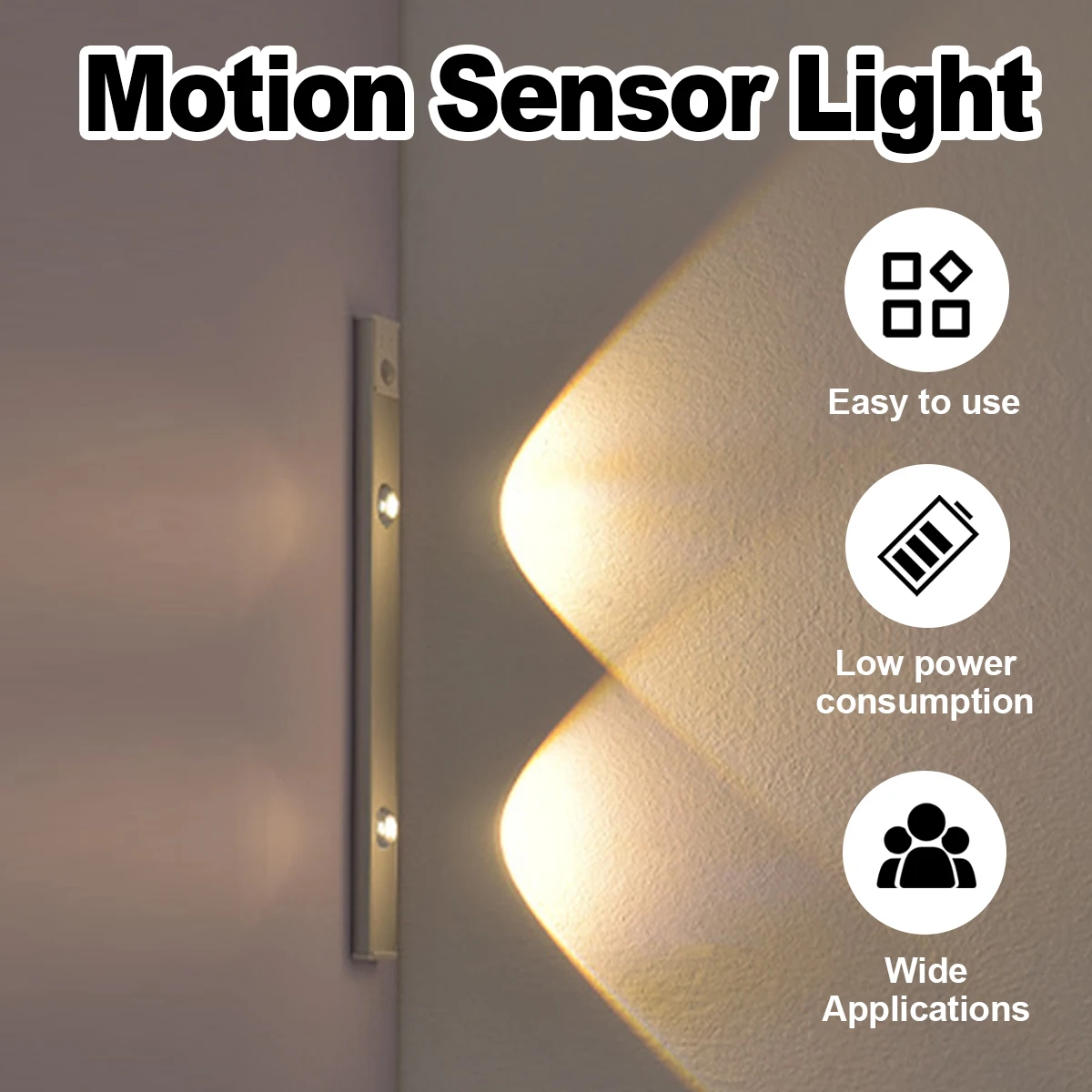 Ultra Slim Led Motion Sensor Light Strip Pir 10cm-50cm 3 Colors Paste Wall Lamp Usb Night Rechargeable Bedside Wireless Lighting
Ultra Slim Led Motion Sensor Light Strip Pir 10cm-50cm 3 Colors Paste Wall Lamp Usb Night Rechargeable Bedside Wireless Lighting