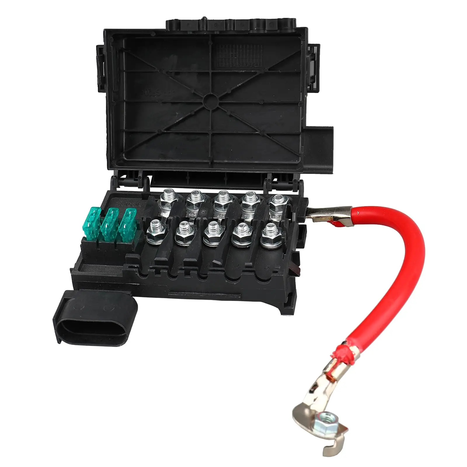 1J0937617D 1J0937550A 1J0937550B Fuse Box Terminal Replacement Compatible with VW Jetta Golf Beetle Bora MK4 1999-2004
1J0937617D 1J0937550A 1J0937550B Fuse Box Terminal Replacement Compatible with VW Jetta Golf Beetle Bora MK4 1999-2004